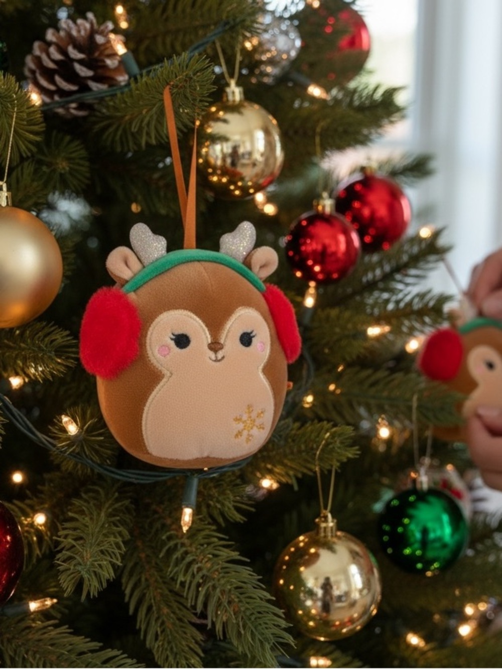 Squishmallows Darla the holiday squirrel